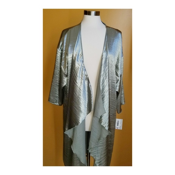 LuLaRoe Other - BRAND NEW LulaRoe Shirley Kimono Green Large NWT